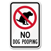 No-Dog-Pooping-Sign